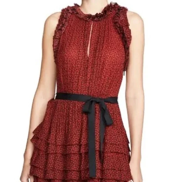 JASON Wu dark red with black Size 2 RARE DESIGNER